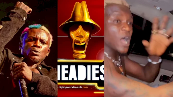 “No dey advise me” – Portable warns after losing out on Headies Awards over unruly behavior