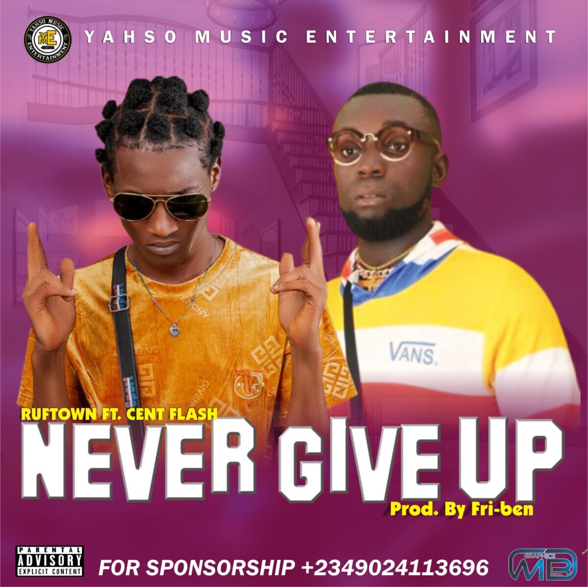 Music: Ruftown – “Never Give Up” Ft. Cent Flash