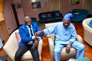Billionaire Prophet Jeremiah Fufeyin mets Former Nigerian President, Chief Olusegun Obasanjo in closed door meeting as they discussed national issues