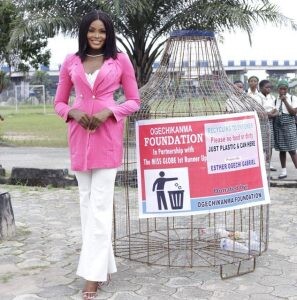 Ex-Beauty Queen Esther Gabriel’s unveils Initiative Combating Plastic Pollution in Africa