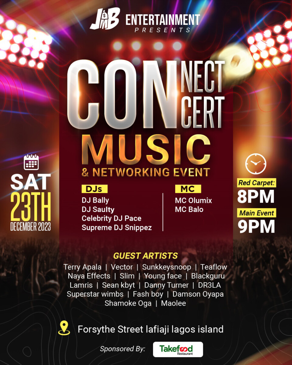 Get Ready to Connect at the “Connect Concert” by JMB Entertainment (See Details)