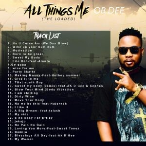 [Album] OB DEE – All Things Me (The Loaded)