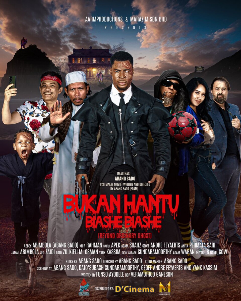 Malaysia-based Nigerian Actor Abbey Abimbola Unveils Thrilling Film ‘Bukan Hantu Biashe Biashe’