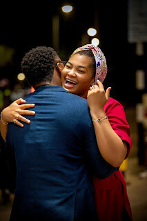 US-Based Nigerian Music Executive Abass Akeju Proposes to Actress Habiba Sinare